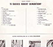 ROBERT DEMONTIGNY / 15 Succes